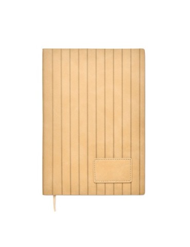 TINTRAY Carnet A5 effet patine Matières : papier recyclé Couleurs : beige personnalisation sur mesure