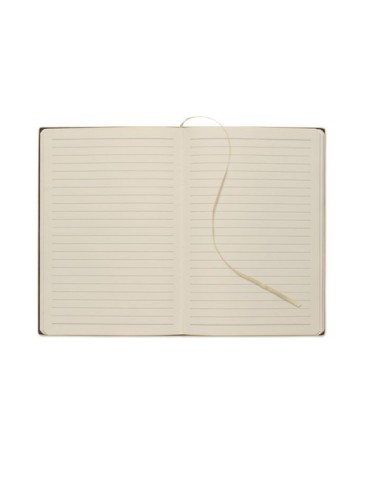 TINTRAY Carnet A5 effet patine Matières : papier recyclé Couleurs : beige marquage laser ultra précis