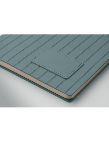 TINTRAY Carnet A5 effet patine Matières : papier recyclé Couleurs : bleu pétrole cadeau affaires élégant