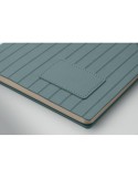 TINTRAY Carnet A5 effet patine Matières : papier recyclé Couleurs : bleu pétrole cadeau affaires élégant