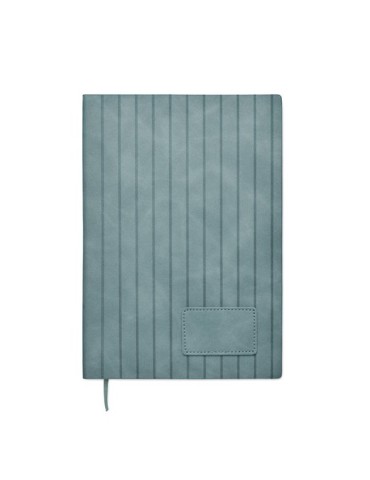 TINTRAY Carnet A5 effet patine Matières : papier recyclé Couleurs : bleu pétrole goodies publicitaire durable