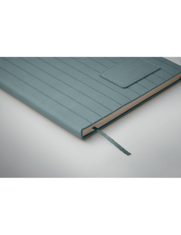 TINTRAY Carnet A5 effet patine Matières : papier recyclé Couleurs : bleu pétrole cadeau entreprise pas cher