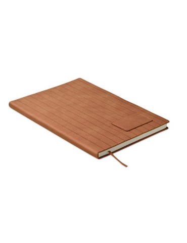 TINTRAY Carnet A5 effet patine Matières : papier recyclé Couleurs : marron marquage laser ultra précis