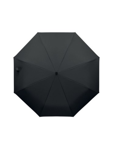 UMKRAB Parapluie tempête 21 pouces Matières : PET Couleurs : noir personnalisable avec votre logo