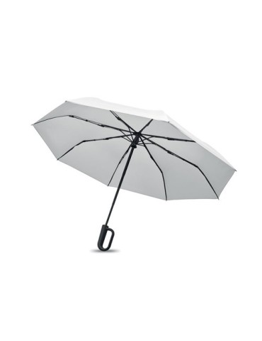 UMKRAB Parapluie tempête 21 pouces Matières : PET Couleurs : blanc objet promotionnel éco-responsable