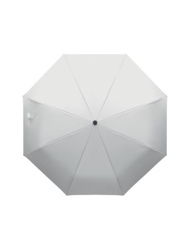 UMKRAB Parapluie tempête 21 pouces Matières : PET Couleurs : blanc personnalisation sur mesure