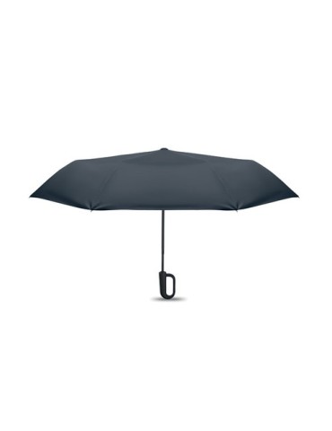 UMKRAB Parapluie tempête 21 pouces Matières : PET Couleurs : bleu cadeau entreprise pas cher