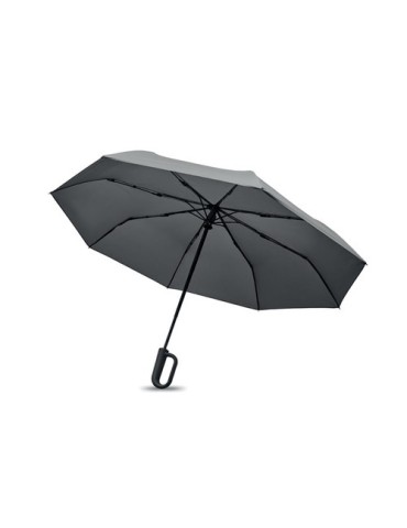 UMKRAB Parapluie tempête 21 pouces Matières : PET Couleurs : gris accessoire événementiel unique