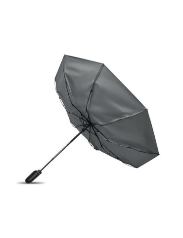 UMKRAB Parapluie tempête 21 pouces Matières : PET Couleurs : gris impression logo haute qualité