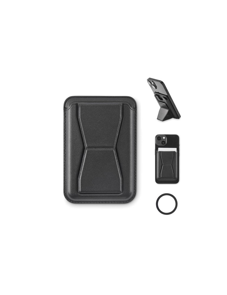 LEAMAG Porte-cartes magnétique en PU