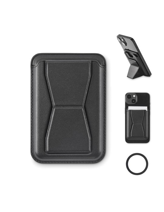 LEAMAG Porte-cartes magnétique en PU