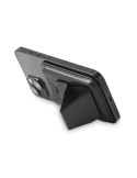 LEAMAG Porte-cartes magnétique en PU Couleurs : noir cadeau entreprise pas cher