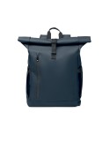 BANGKOK ROLL Sac à dos pour portable 600D Couleurs : bleu impression logo haute qualité