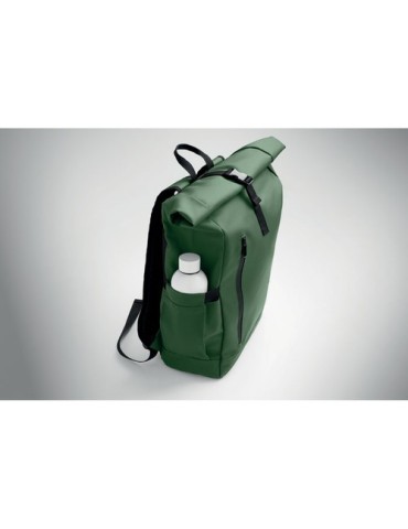 BANGKOK ROLL Sac à dos pour portable 600D Couleurs : vert foncé goodies personnalisé en stock