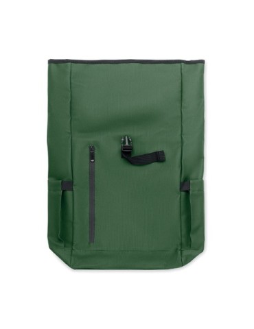 BANGKOK ROLL Sac à dos pour portable 600D Couleurs : vert foncé accessoire événementiel unique