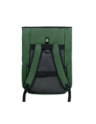 BANGKOK ROLL Sac à dos pour portable 600D Couleurs : vert foncé cadeau affaires élégant