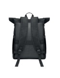 BANGKOK ROLL Sac à dos pour portable 600D Couleurs : noir objet promotionnel éco-responsable