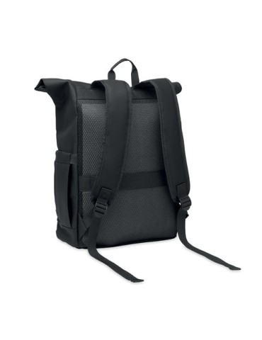 BANGKOK ROLL Sac à dos pour portable 600D Couleurs : noir personnalisable avec votre logo