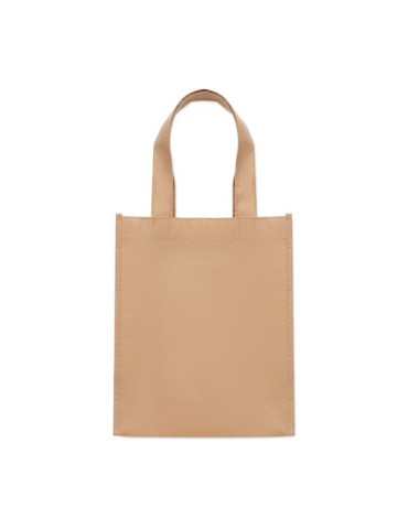 LITAS Petit sac cadeau en RPET Couleurs : ivoire impression logo haute qualité