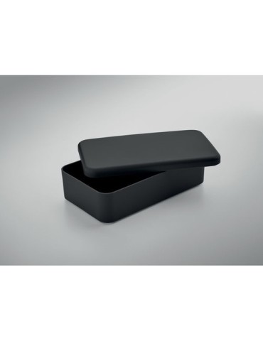 BRUSS Lunch box en PP 750 ml Couleurs : noir personnalisation rapide en France