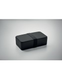 BRUSS Lunch box en PP 750 ml Couleurs : noir objet promo petit budget