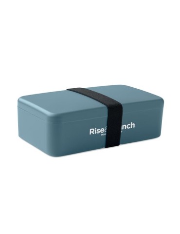 BRUSS Lunch box en PP 750 ml Couleurs : bleu pétrole cadeau client original