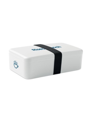 BRUSS Lunch box en PP 750 ml Couleurs : blanc impression logo haute qualité