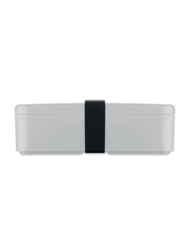 BRUSS Lunch box en PP 750 ml Couleurs : gris marquage couleur éclatante