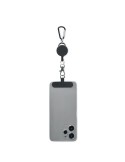 RETRO Support téléphone rétractable Matières : ABS Couleurs : noir marquage laser ultra précis