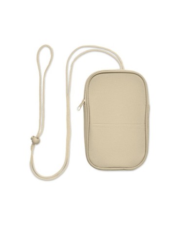 KOROVIN POUCH Pochette de voyage RPET Couleurs : beige impression haute définition