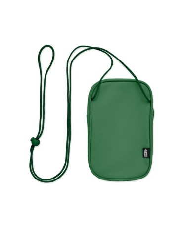 KOROVIN POUCH Pochette de voyage RPET Couleurs : vert cadeau entreprise pas cher