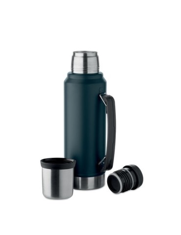 NYIMA Bouteille à double paroi 1L Couleurs : bleu marine goodies personnalisé en stock