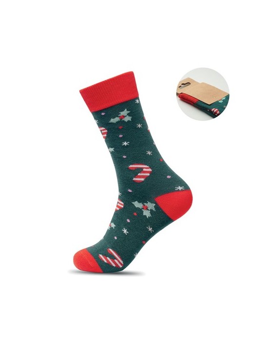 SOC MEDIUM Paire de chaussettes Noël M
