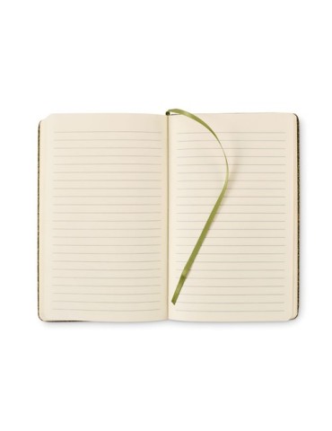 CHIPPEWA Carnet A5 rigide Matières : papier recyclé Couleurs : vert marquage laser ultra précis