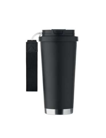 TOPAZ LARGE Gobelet double paroi 500ml Couleurs : noir livraison express 24h 48h
