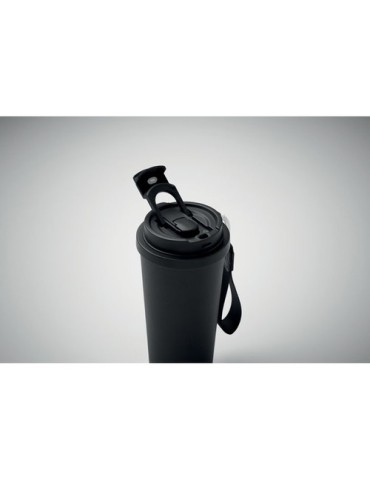 TOPAZ LARGE Gobelet double paroi 500ml Couleurs : noir goodies publicitaire événementiel
