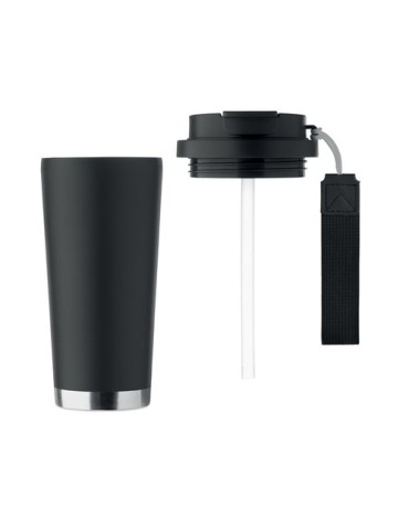 TOPAZ LARGE Gobelet double paroi 500ml Couleurs : noir accessoire événementiel unique