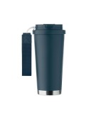 TOPAZ LARGE Gobelet double paroi 500ml Couleurs : bleu marine objet promotionnel éco-responsable