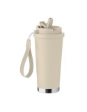 TOPAZ LARGE Gobelet double paroi 500ml Couleurs : beige goodies personnalisé en stock