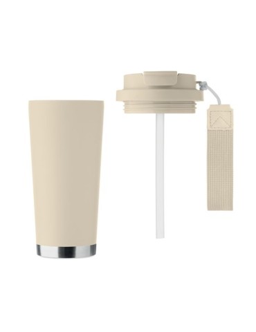 TOPAZ LARGE Gobelet double paroi 500ml Couleurs : beige cadeau collaborateur premium