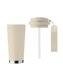 TOPAZ LARGE Gobelet double paroi 500ml Couleurs : beige cadeau collaborateur premium