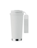 TOPAZ LARGE Gobelet double paroi 500ml Couleurs : blanc impression logo haute qualité