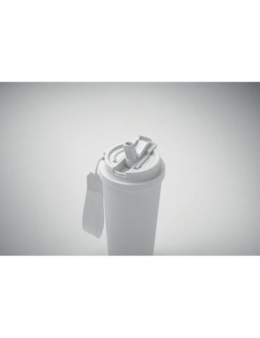 TOPAZ LARGE Gobelet double paroi 500ml Couleurs : blanc goodies publicitaire durable
