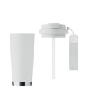 TOPAZ LARGE Gobelet double paroi 500ml Couleurs : blanc personnalisation rapide en France