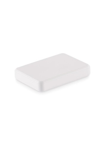 KLEINPOW Powerbank 5000 mAh Couleurs : blanc marquage couleur éclatante