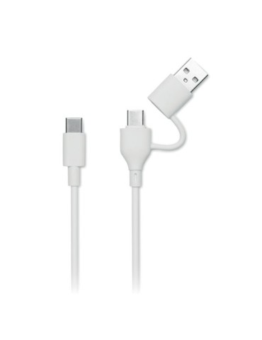 KLEINPOW Powerbank 5000 mAh Couleurs : blanc marquage laser ultra précis