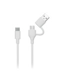KLEINPOW Powerbank 5000 mAh Couleurs : blanc marquage laser ultra précis
