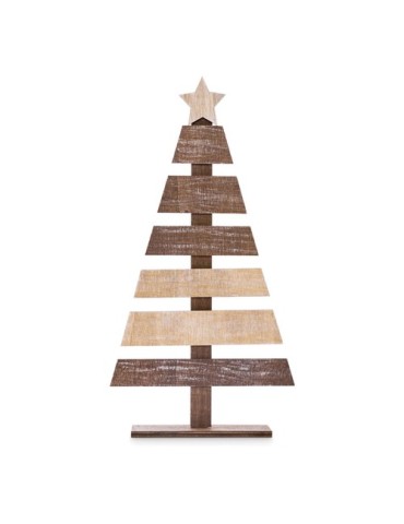 PUINEN Sapin de Noël en bois Couleurs : bois cadeau entreprise pas cher