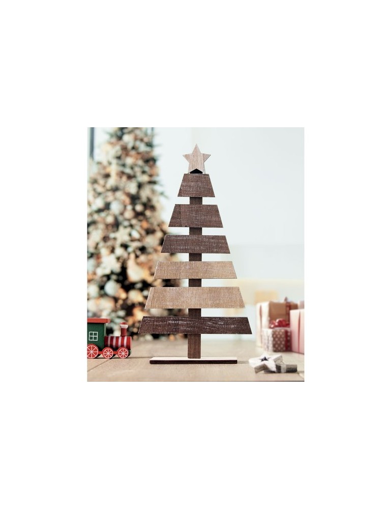 PUINEN Sapin de Noël en bois