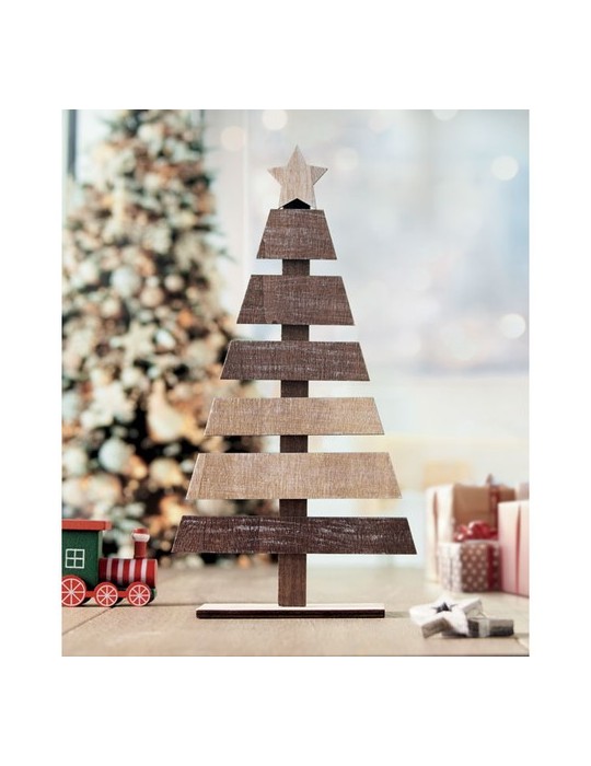 PUINEN Sapin de Noël en bois